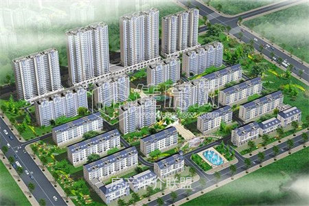 荆都花园2楼3室1厅1卫95平送家具家电带车库